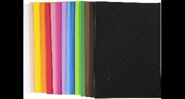Foam vellen, zelfklevend, A4, vel 210x297 mm, dikte 2 mm, 30 div vellen
