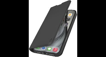 sbs mobile Wallet Smooth Flip cover Apple iPhone 17 Pro Max Zwart