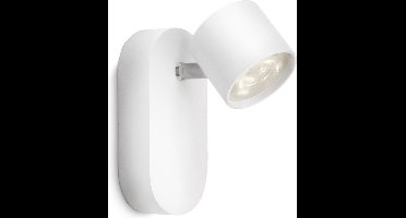 Philips Star opbouwspot - 1-lichts - wit