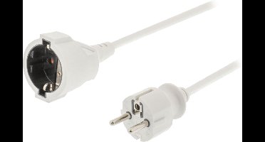 K\xf6nig EC103F1WH Stekkerdoos 1-Wegs 3 m Wit - Protective Contact