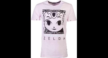 Nintendo Zelda Heren Tshirt -S- Hyrule Princess Roze