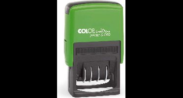 Colop Printer S260/D GL Blauw/rood - Stempels - Datum stempel Nederlands - Stempel afbeelding en tekst