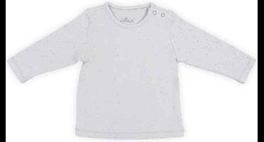 62/68 - Jollein longsleeve Mini dots soft grey Maat 62/68