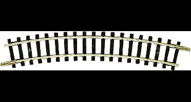N Fleischmann rails (zonder ballastbed) 22233 Gebogen rails 24 ° 228.2 mm 12 stuk(s)