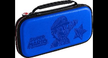 Game Traveler Nintendo Switch Case - Consolehoes - Super Mario - Blauw