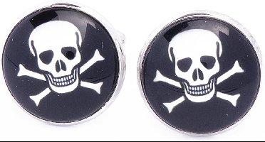 Manchetknopen - doodshoofd