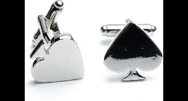 Manchetknopen - Schoppen Kaart Logo