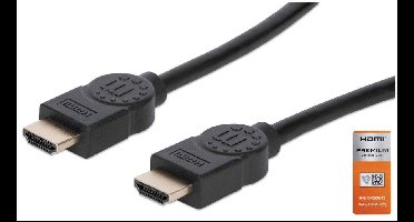 Manhattan 355360 HDMI kabel 5 m HDMI Type A (Standaard) Zwart