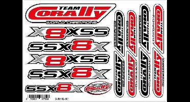 Team Corally - Decal sheet SSX-8X