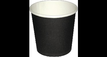 Fiesta wegwerp zwarte espresso kopjes 11cl x1000 | GF018