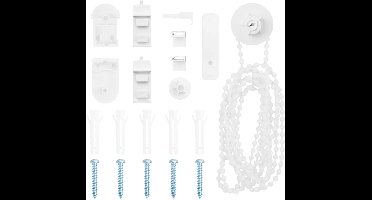 vidaXL - 20-delig - rolgordijnbeslag - 25 - mm
