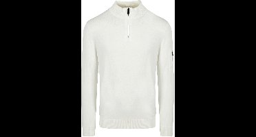 Suitable Race Half Zip Trui Off White - Maat S - Heren - Quarter zip - Schipperstrui met rits - Volwassen mannen
