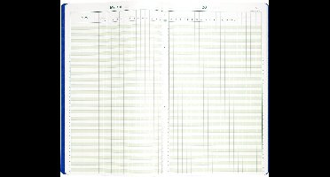 Exacompta Speciaal register Tijdsregistratie 40x24cm - 46 lijnen - 80 blad - Geassorteerd - 9340E