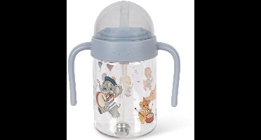 Konges sløjd drinkfles met rietje - music parade - 330 ml