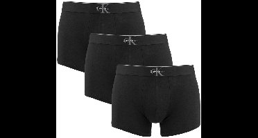 Calvin Klein heren 3P boxer trunks graphic monogram zwart