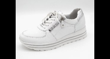 Waldlaufer - 758009-H-Lana - Lage sneakersDames sneakers - Kleur: Wit/beige - Maat: 41