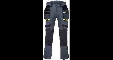 Portwest DX4 Broek met afneembare holsterzakken DX440 - Mol grijs - 30