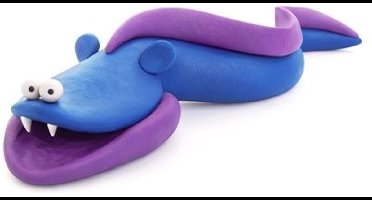 Hey Clay Boetseerklei Oceaan - Aal - Creatief speelgoed voor kinderen