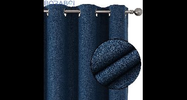 Verduisteringsgordijnen - 100% Ondoorzichtig - Linnenlook - 2 Stuks