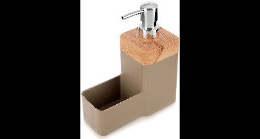 Afwasmiddeldispenser met Sponsbak 500 ml - Zeepdispenser voor De Keuken - Vaatwasmiddeldispenser