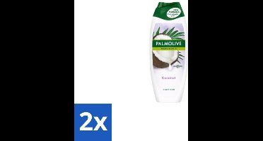2 x Palmolive – Douchegel – Pure Coconut – 500 ml - Douchegel Kokos - Kokosgeur Douchegel - Reiniging Huid - Hydraterende Douchegel - Mild Reinigen