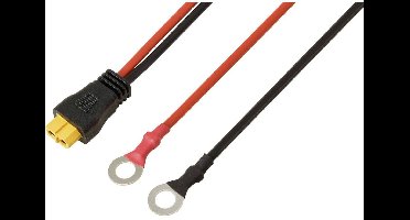 Ringkabelschoen voor XT60-aansluitkabel 1 m. TC-13619320 Zwart, Rood TRU COMPONENTS Inhoud: 1 stuk(s)