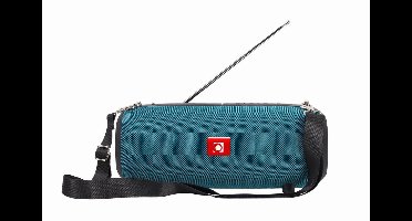 Gembird Draagbare Bluetooth Speaker met Antenne - Compact Groen Design - Veelzijdige Connectiviteit