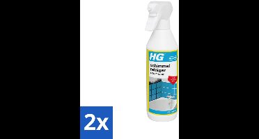 HG Schimmel & Aanslagreiniger Schuimspray 500 ml - Voordeelverpakking - 2 stuks