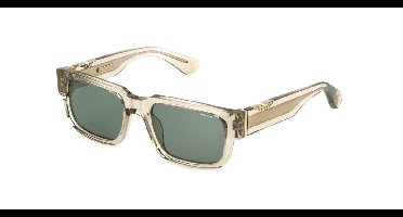 Police SPLP24 Verde kaki lucido 54/20/145 MAN Zonnebrillen