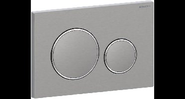 Geberit Sigma 20 bedieningspaneel - geborsteld RVS