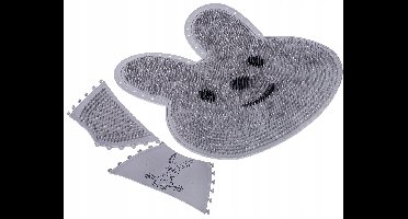 BK - Antislipmat - Siliconen - Massagezone - Grijs