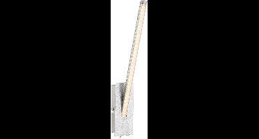 LED wandlamp wandlamp kristallen metaal zilver H 35 cm woonkamer slaapkamer eetkamer
