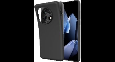 Just in Case hoesje geschikt voor OnePlus 13 Hoesje Siliconen - Flexibele Case - Zwart