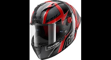 SHARK Race-R Pro GP 06 Replica Cam Petersen Zwart Rood Antraciet KRA - Maat M - Helm