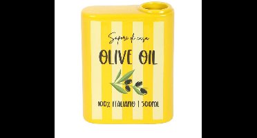 Something Different Olijfolie Bloemenvaas – Keramisch – Italian Summer Collectie 10 x 13 cm