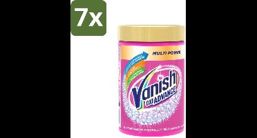 Vanish Oxi Advance - Vlekkenverwijderaar Poeder - Zonder Bleek - Gekleurde Was - 600 Gram - Bulkverpakking - 7 stuks