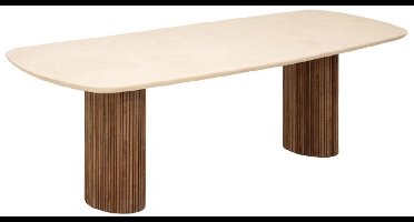 DTP Home Eettafel Lagoon Deens ovaal teakhout mortex - 240x110x76 cm