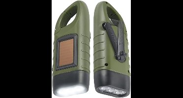 Core® Zaklamp opwindbaar - Zaklamp - Zaklampen - Groen - 14cm x 10cm x 3cm