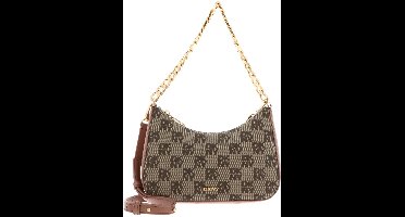 DKNY schoudertas handtas Jenna Demi Crossbody Bag Chino / Hot Cocoa Lichtbruin