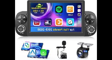 Android Autoradio – Multimedia Systeem – Navigatie Radio – Carplay Radio – 7 Inch Touchscreen – 4 GB RAM 64 GB Opslag – Draadloos Carplay & AHD Achteruitrijcamera