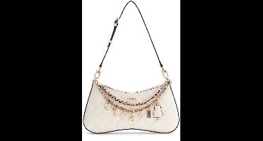 GUESS schoudertas Libby Shoulder Bag Cream White crème