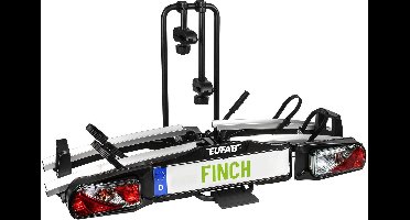 FINCH EUFAB OPVOUWBARE EN KANTELBARE 2-FIETSDRAGER OP TREKHAAK
