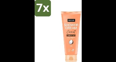 7 x Sence - Coconut - Douchecrème - Verzorgend - 200 ml - Douchecrème - Kokosgeur - Hydraterende Douchecrème - Verzorgende Douche - Tropisch Verwenmoment