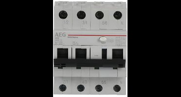 AEG aardlekautomaat 3polig+nul 32A C-kar 300mA (DMA63NPC32/300)