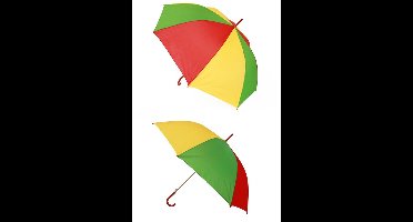 Paraplu maxi rood/geel/groen