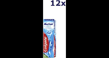 Colgate Tandpasta Max Fresh Cooling Crystals - 12 x 75 ml - Voordeelverpakking