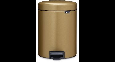 Brabantia NewIcon Prullenbak - 5 liter - Warm Brass