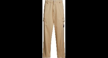 Relaxed Cargo Pants - Beige
