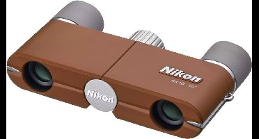 Nikon 4x10 compacte verrekijker - kleur AMBER BROWN