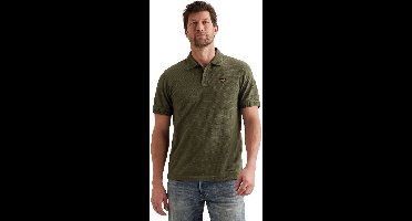 PME Legend Short Sleeve Polo Injected Popcorn Pique Thyme